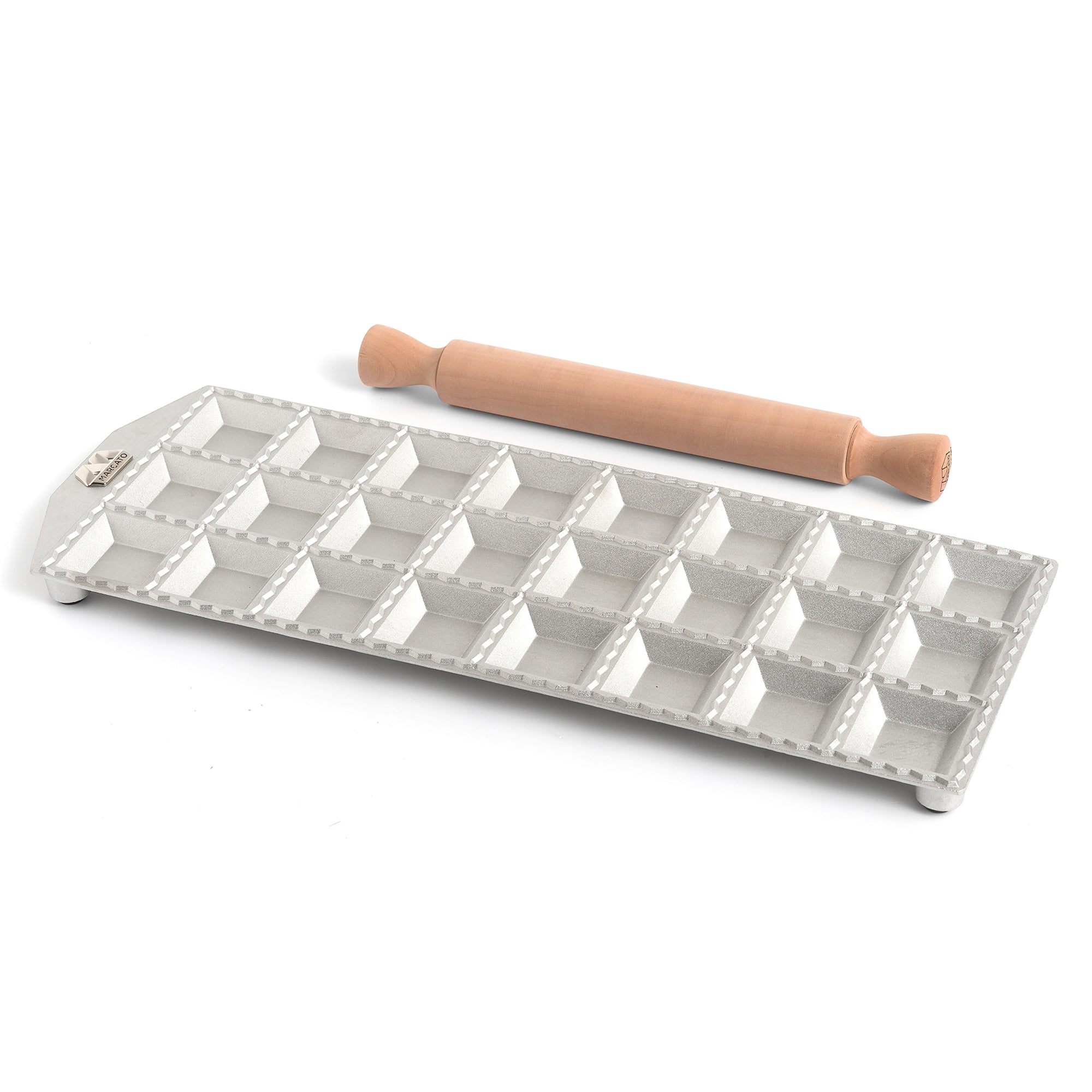 Ravioliplade, kvadratisk - 24 stk.